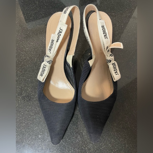 Dior Black Slingbacks - Picture 1 of 10